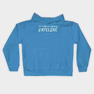I'd Rather Be Watching Dateline Kids Hoodie